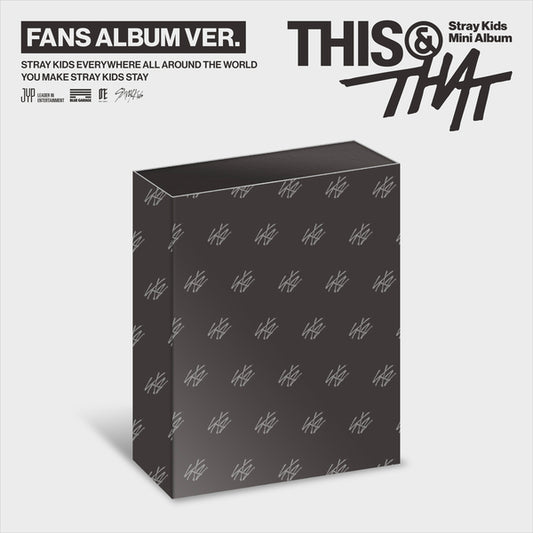 [PRE ORDER] Stray Kids THIS & THAT (FANS ALBUM VER.) 1