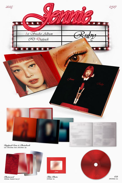 [READY STOCK] JENNIE THE 1ST STUDIO ALBUM RUBY Digipack VER 2