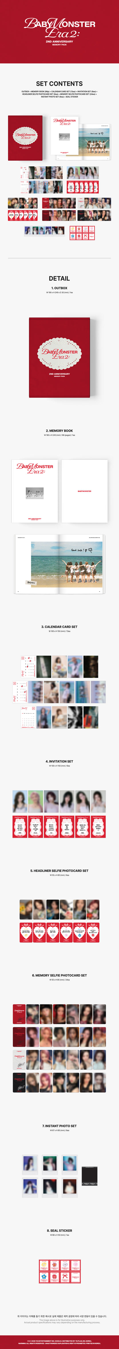 [READY STOCK] BABYMONSTER : ERA II | BABYMONSTER 2nd Anniversary Memory Pack 2