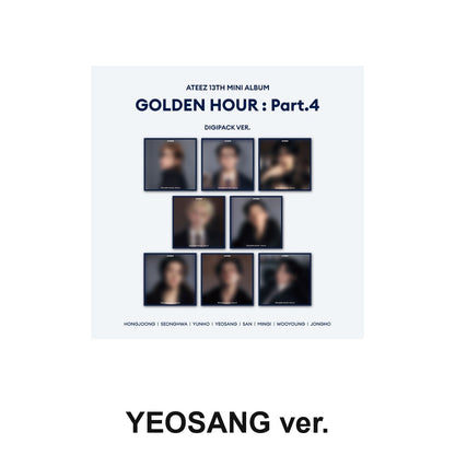 ATEEZ - 13TH MINI ALBUM [GOLDEN HOUR : PART.4] (DIGIPACK ver.) album — DIGIPACK YEOSANG