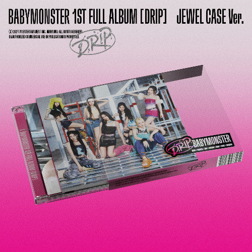BABYMONSTER 1ST FULL ALBUM [DRIP] JEWEL CASE Ver. album
