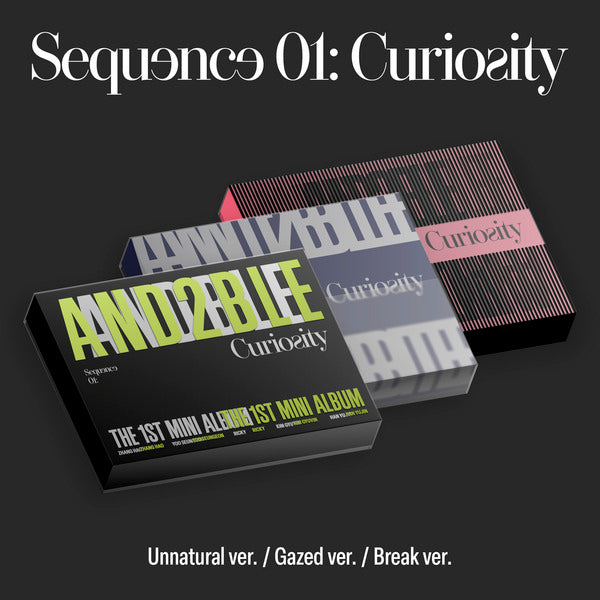 AND2BLE - 1ST MINI ALBUM [SEQUENCE 01: CURIOSITY] (PHOTOBOOK ver.) album
