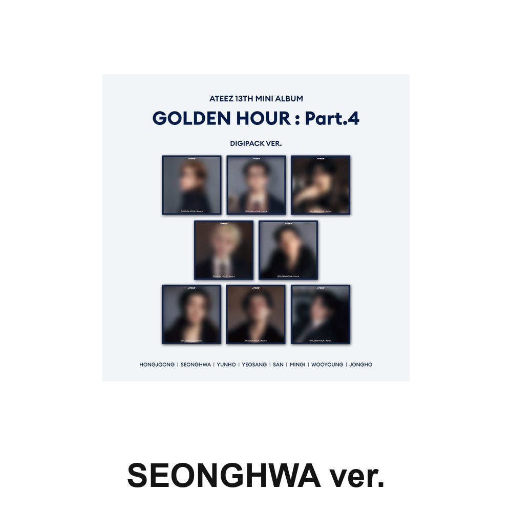 ATEEZ - 13TH MINI ALBUM [GOLDEN HOUR : PART.4] (DIGIPACK ver.) album — DIGIPACK SEONGHWA