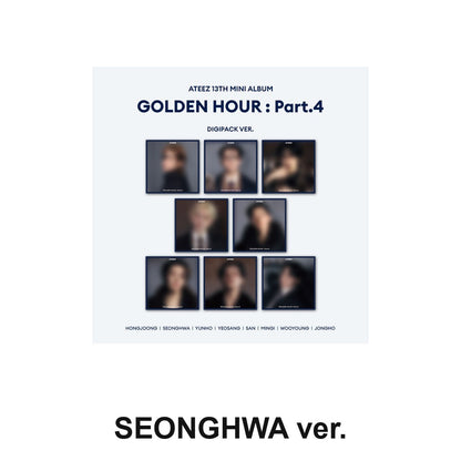 ATEEZ - 13TH MINI ALBUM [GOLDEN HOUR : PART.4] (DIGIPACK ver.) album — DIGIPACK SEONGHWA