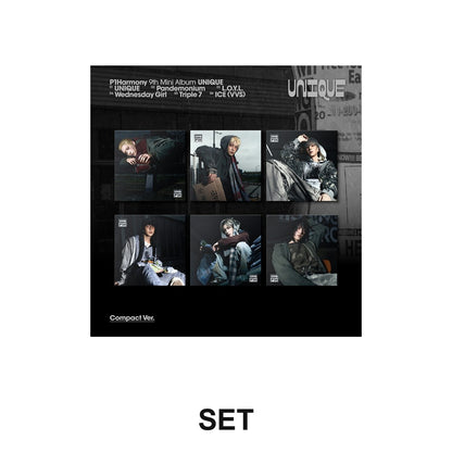 P1HARMONY - 9TH MINI ALBUM [UNIQUE] (COMPACT ver.) album — COMPACT SET
