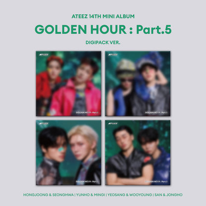 [READY STOCK] ATEEZ GOLDEN HOUR : Part.5 (DIGIPACK UNIT VER.) 1