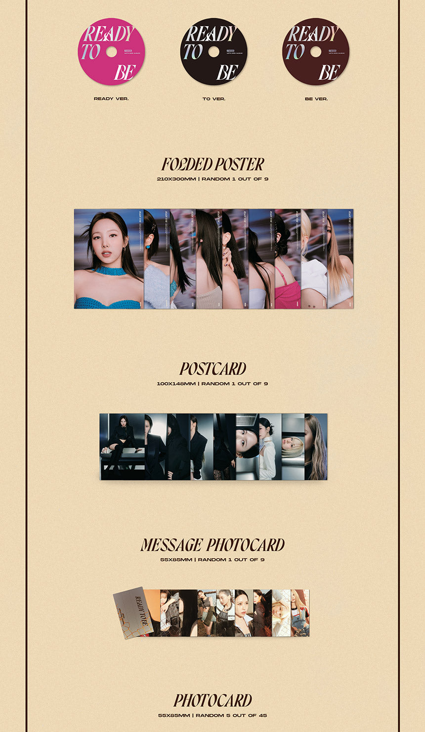 [READY STOCK] TWICE - 12TH MINI ALBUM READY TO BE 3