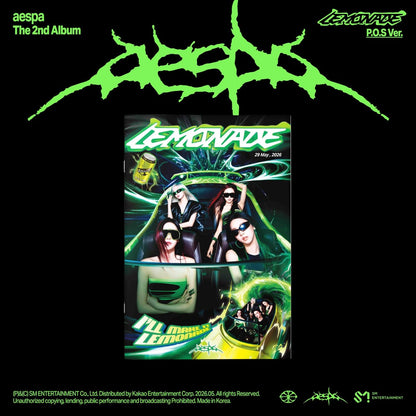 [READY STOCK] AESPA - 2ND FULL ALBUM [LEMONADE] (P.O.S Ver.)