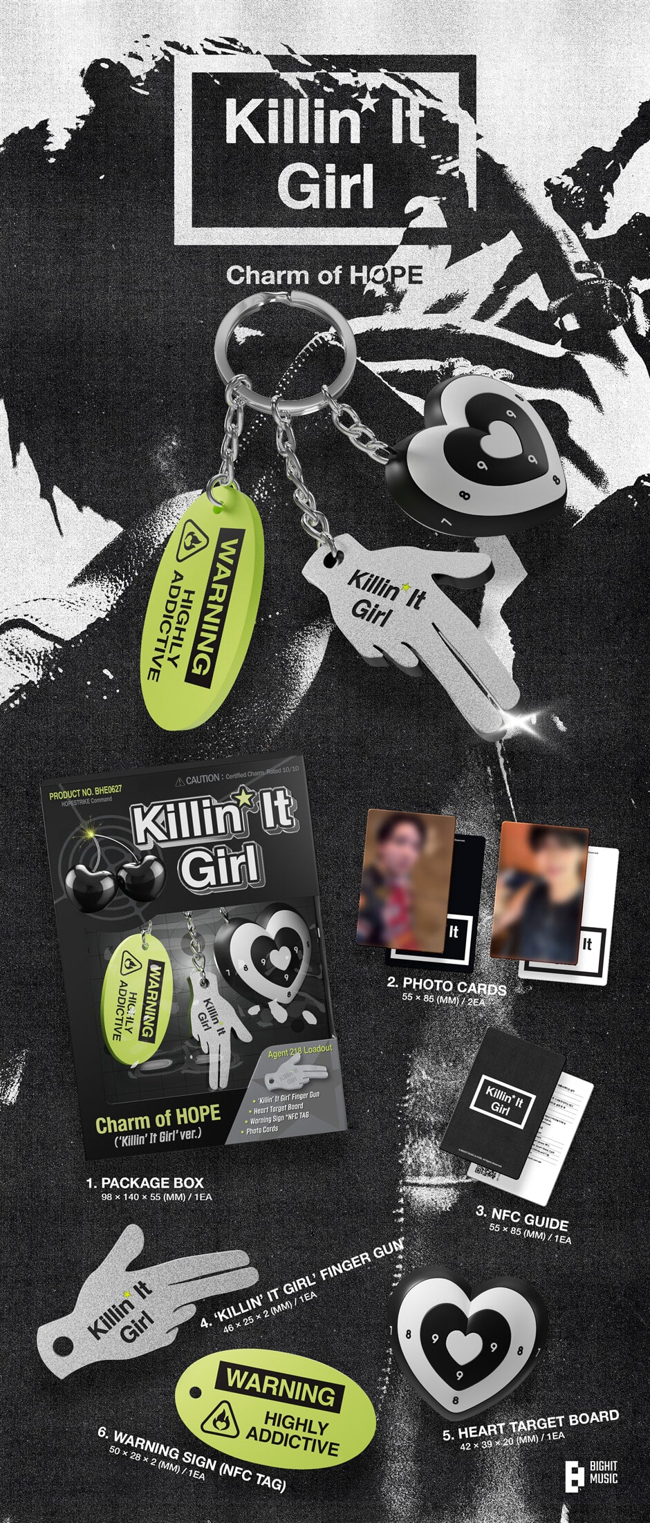 j-hope - Charm of HOPE [‘Killin’ It Girl' ver.] album contents and details