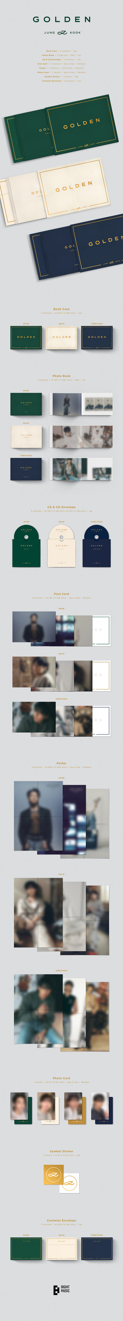 Jung Kook - GOLDEN album contents and details