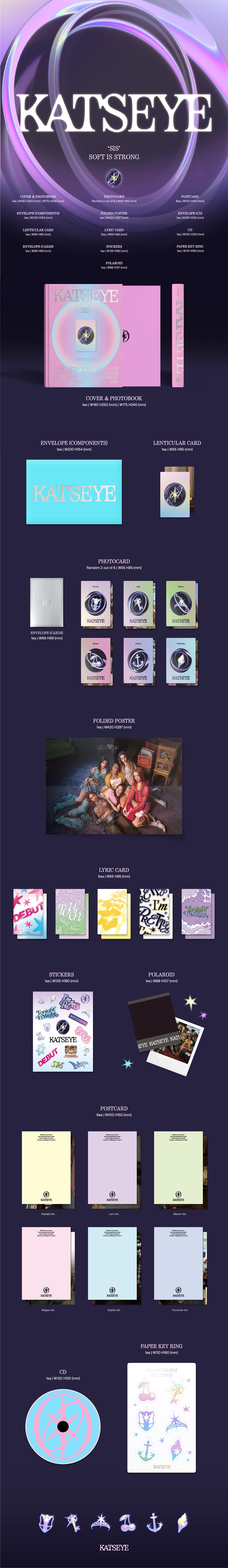 KATSEYE - SIS (Soft Is Strong) [2 SET] album contents and details