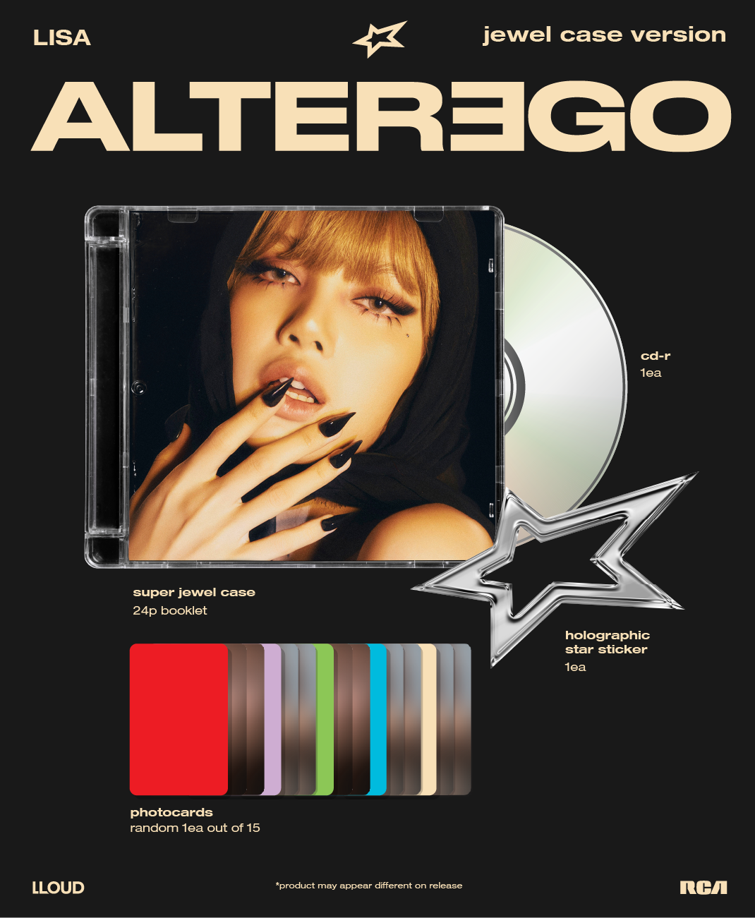LISA - Alter Ego [Jewel Case Ver.] album contents and details