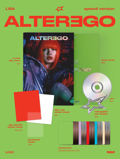 LISA - Alter Ego [Photobook Speedi Ver.] album contents and details