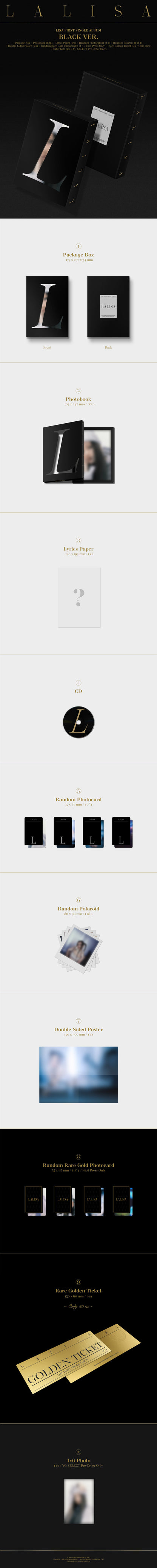 LISA - LALISA album contents and details