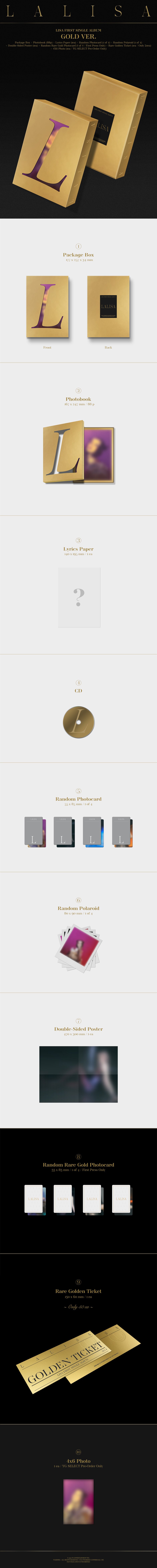 LISA - LALISA album contents and details