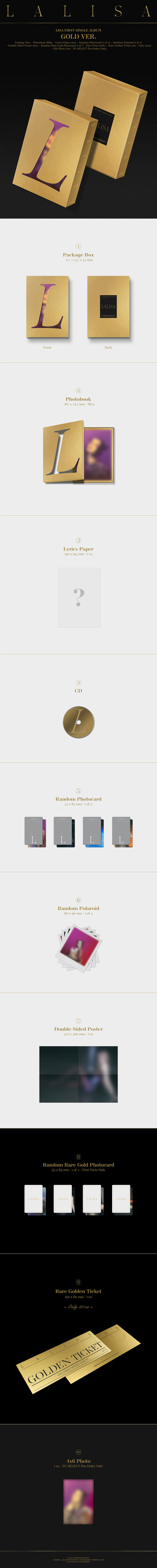 LISA - LALISA album contents and details