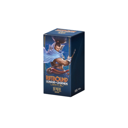 Riftbound Origins 5-card Booster Display Korean version front packaging