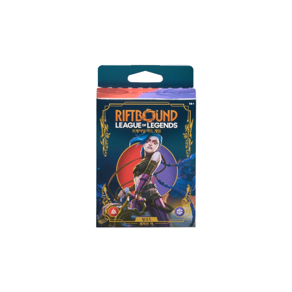 Riftbound Origins Jinx Champion Deck Korean version front packaging