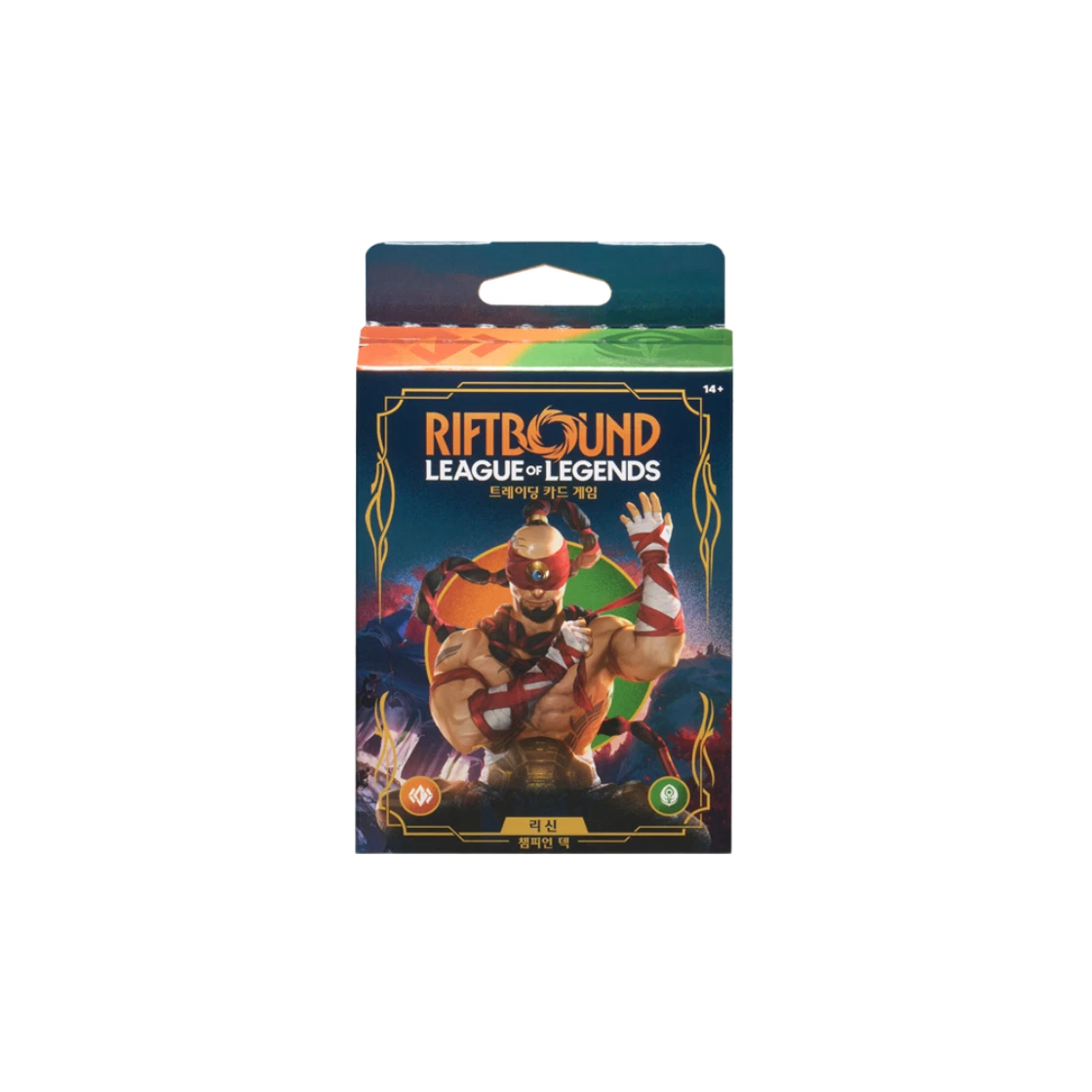 Riftbound Origins Lee Sin Champion Deck Korean version front packaging