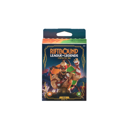 Riftbound Origins Lee Sin Champion Deck Korean version front packaging