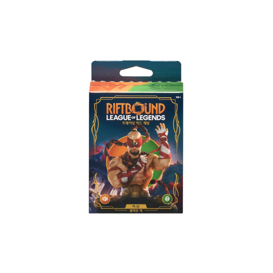Riftbound Origins Lee Sin Champion Deck Korean version front packaging