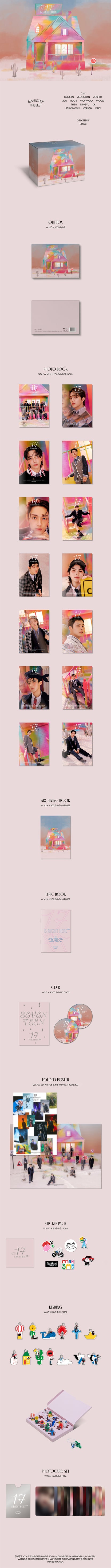 SEVENTEEN - 17 IS RIGHT HERE [Deluxe Ver.] album contents and details