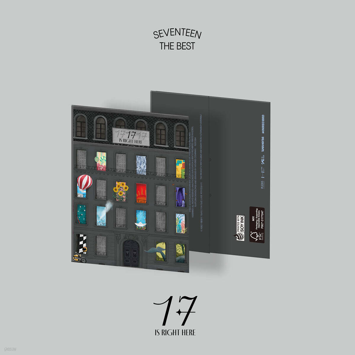 SEVENTEEN - 17 IS RIGHT HERE [Weverse Albums ver.] album cover