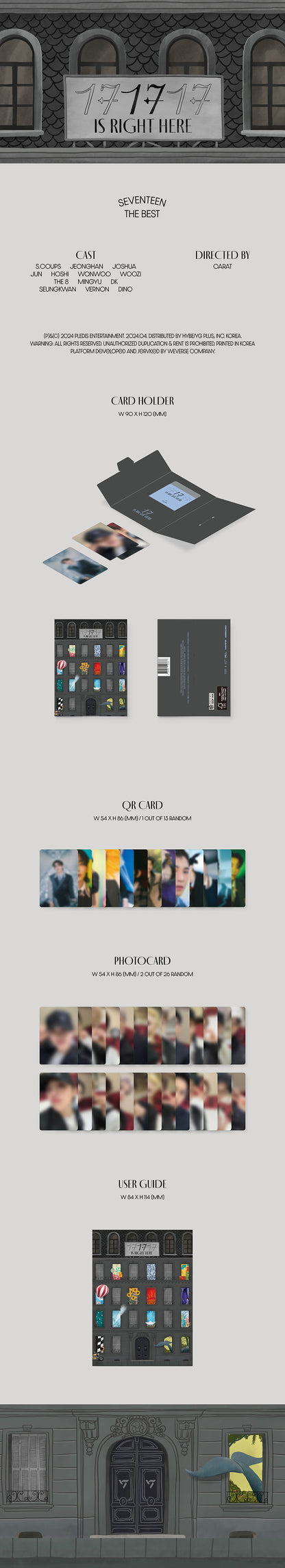 SEVENTEEN - 17 IS RIGHT HERE [Weverse Albums ver.] album contents and details
