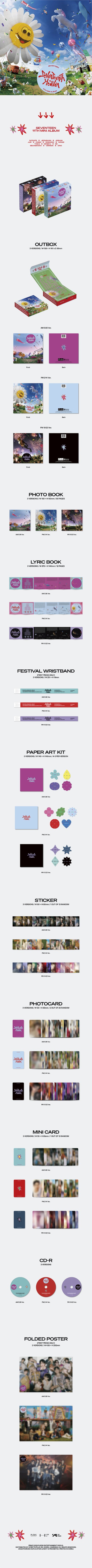 SEVENTEEN - SEVENTEENTH HEAVEN album contents and details
