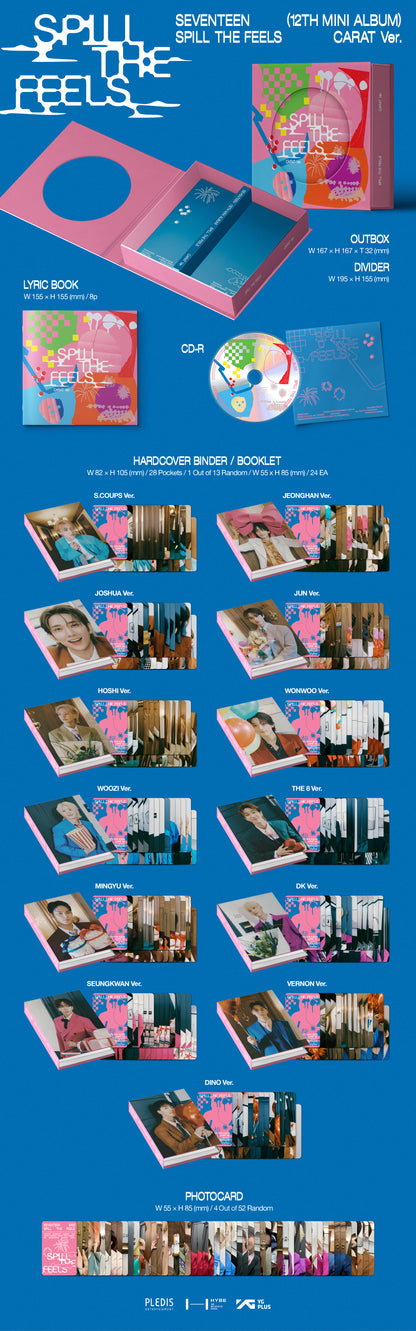 SEVENTEEN - SPILL THE FEELS [CARAT Ver.] album contents and details