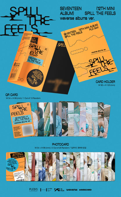 SEVENTEEN - SPILL THE FEELS [Weverse Albums ver.] album contents and details