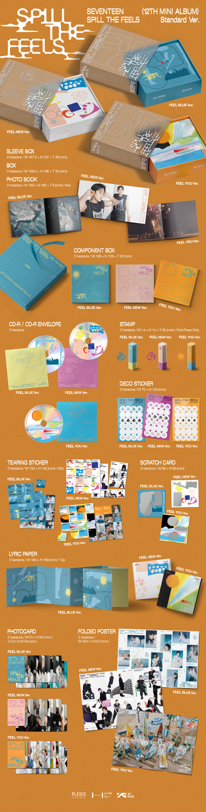 SEVENTEEN - SPILL THE FEELS album contents and details