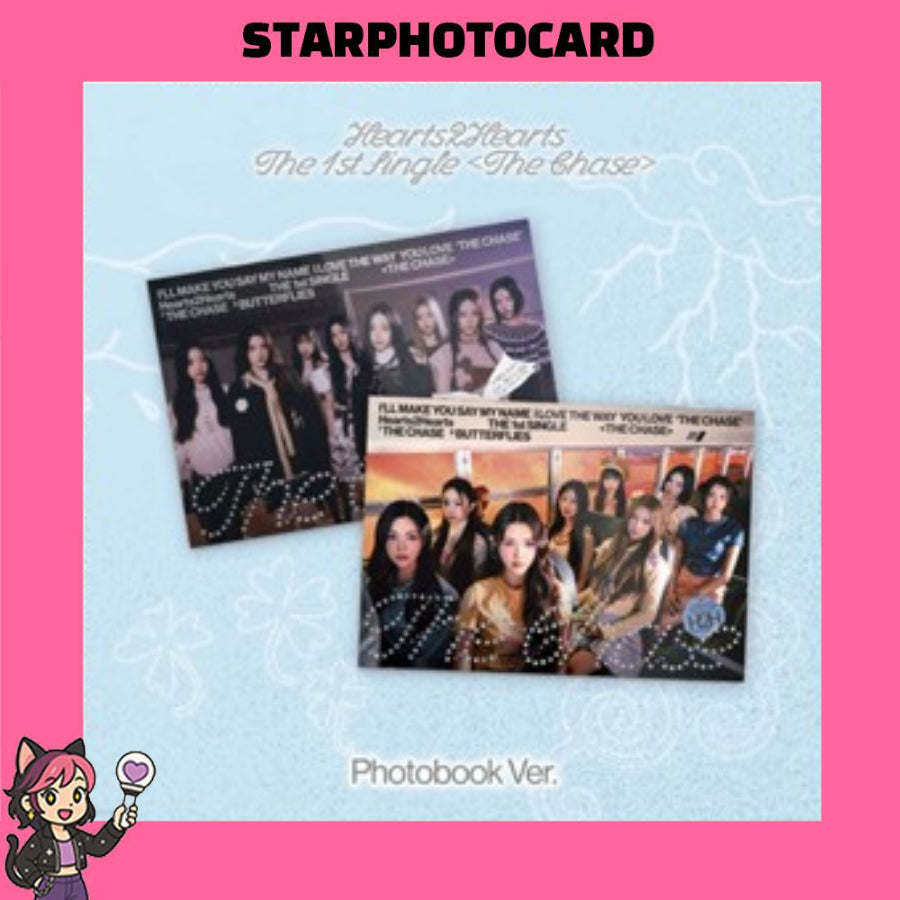Product image of Hearts2hearts 1st single album “The Chase” (Photobook Ver.)