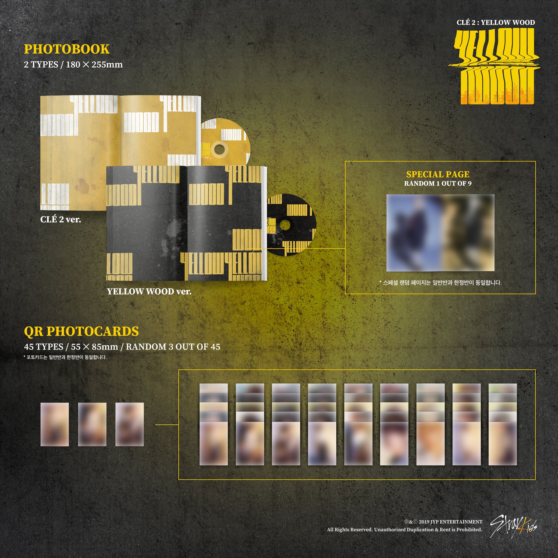 STRAY KIDS - Cle 2 : Yellow Wood album contents and details