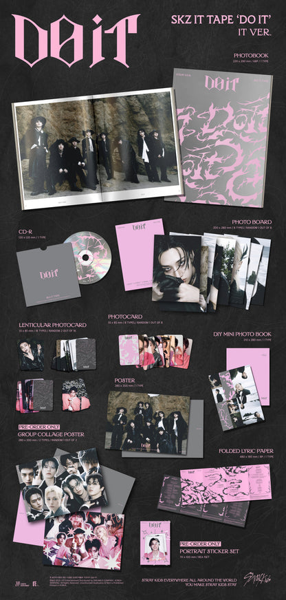 STRAY KIDS - SKZ IT TAPE ‘DO IT’ [IT VER.] album contents and details