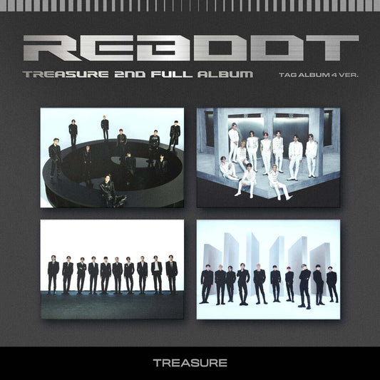 TREASURE 2ND FULL ALBUM [REBOOT][TAG ALBUM VER.][4 SET] album cover