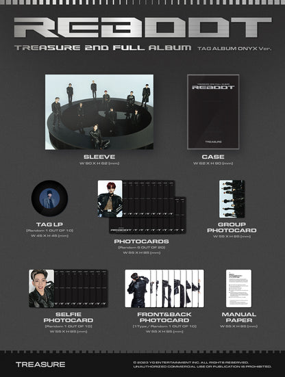 TREASURE 2ND FULL ALBUM [REBOOT][TAG ALBUM VER.] album contents and details