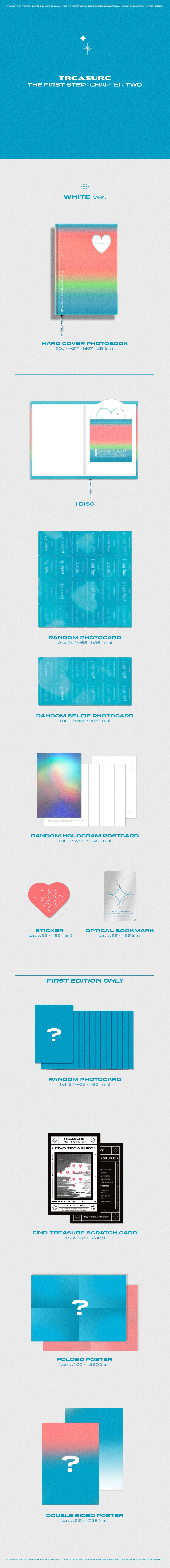 TREASURE 2nd SINGLE ALBUM [THE FIRST STEP : CHAPTER TWO] album contents and details