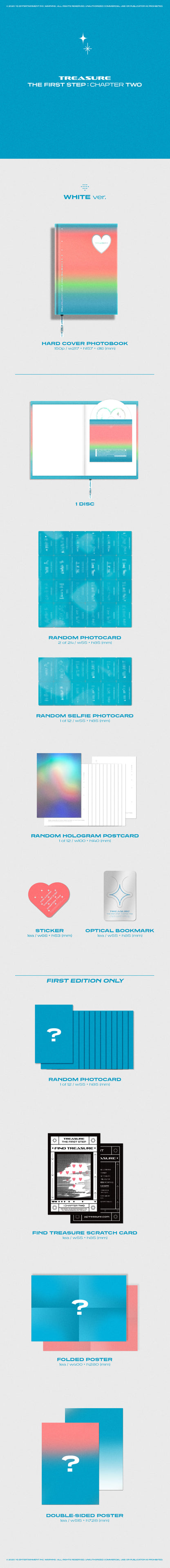 TREASURE 2nd SINGLE ALBUM [THE FIRST STEP : CHAPTER TWO] album contents and details
