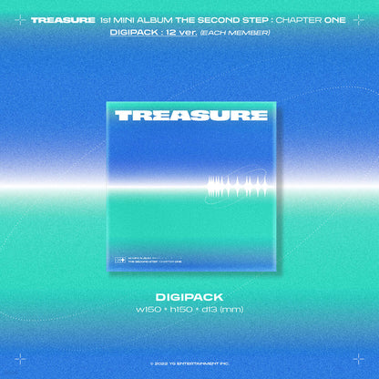 TREASURE 1st MINI ALBUM [THE SECOND STEP : CHAPTER ONE] [DIGIPACK ver.] album cover