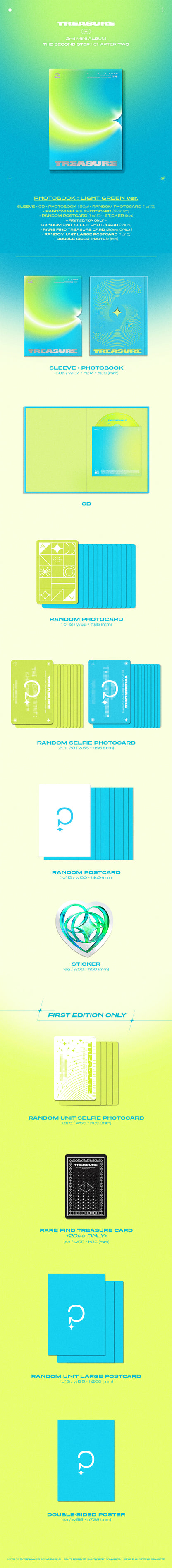 TREASURE 2nd MINI ALBUM [THE SECOND STEP : CHAPTER TWO] (PHOTOBOOK ver.) album contents and details