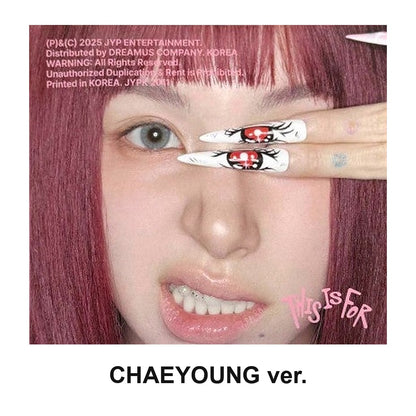 TWICE - 4TH FULL ALBUM [THIS IS FOR] (DIGIPACK ver.) album — DIGIPACK CHAEYOUNG