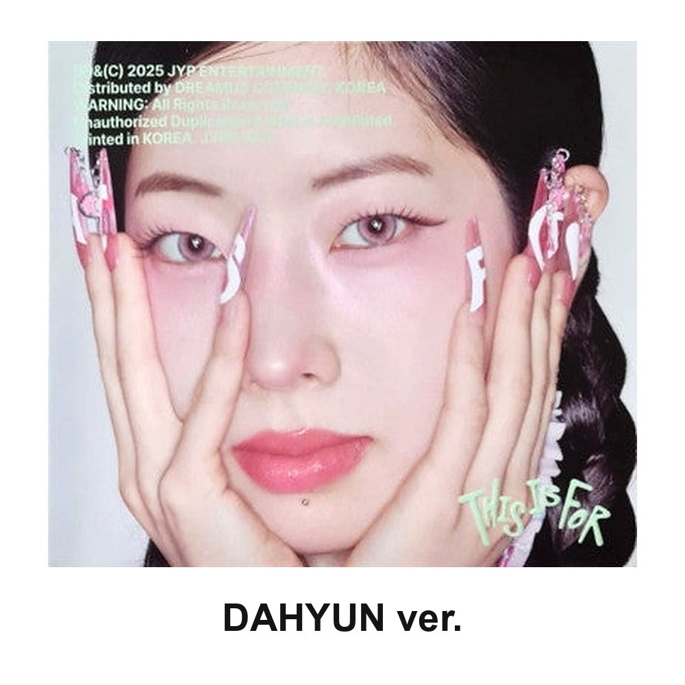 TWICE - 4TH FULL ALBUM [THIS IS FOR] (DIGIPACK ver.) album — DIGIPACK DAHYUN