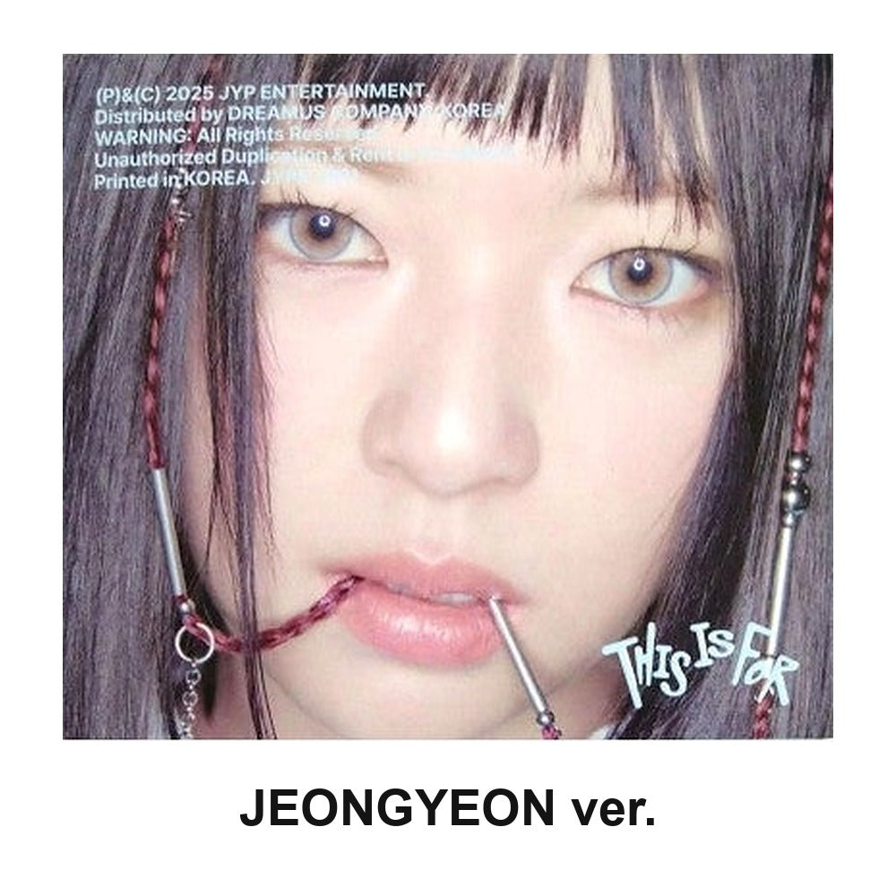 TWICE - 4TH FULL ALBUM [THIS IS FOR] (DIGIPACK ver.) album — DIGIPACK JEONGYEON