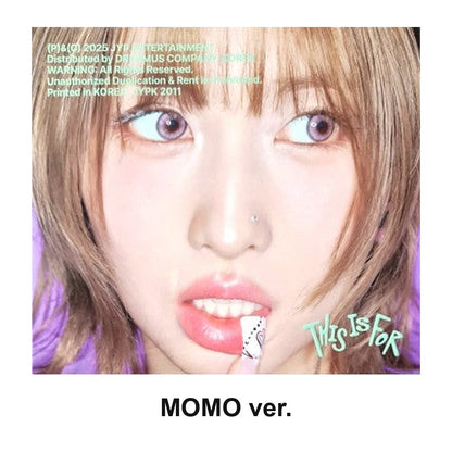 TWICE - 4TH FULL ALBUM [THIS IS FOR] (DIGIPACK ver.) album — DIGIPACK MOMO