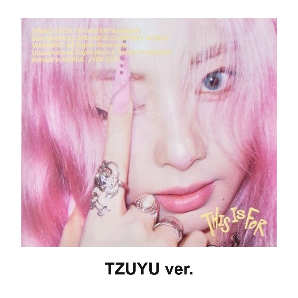 TWICE - 4TH FULL ALBUM [THIS IS FOR] (DIGIPACK ver.) album — DIGIPACK TZUYU
