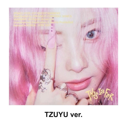 TWICE - 4TH FULL ALBUM [THIS IS FOR] (DIGIPACK ver.) album — DIGIPACK TZUYU