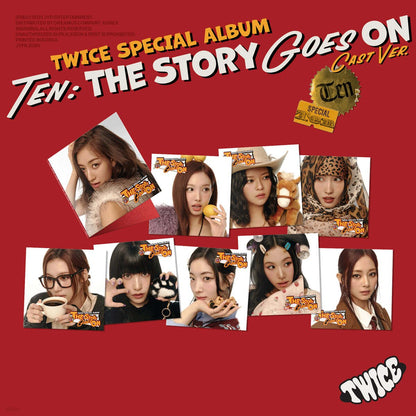 TWICE - TEN: The Story Goes On [Cast Ver.] album cover