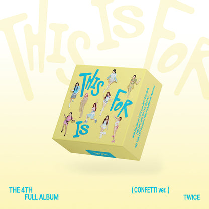 TWICE - THIS IS FOR [CONFETTI ver.] album cover