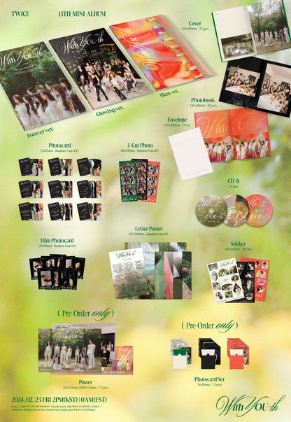 TWICE - WITH YOU-TH album contents and details